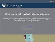 Tablet Screenshot of burzynskigroup.com